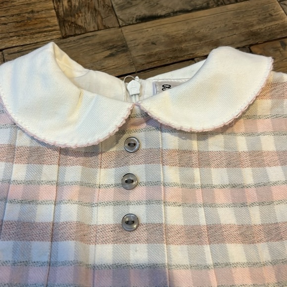 Sarah Louise Toddler English Pink and Ivory Check Dress Size 18 months - Picture 12 of 15